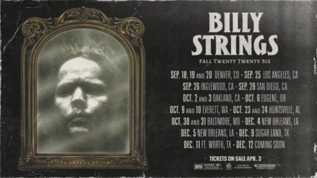 Billy Strings at Saenger Theatre