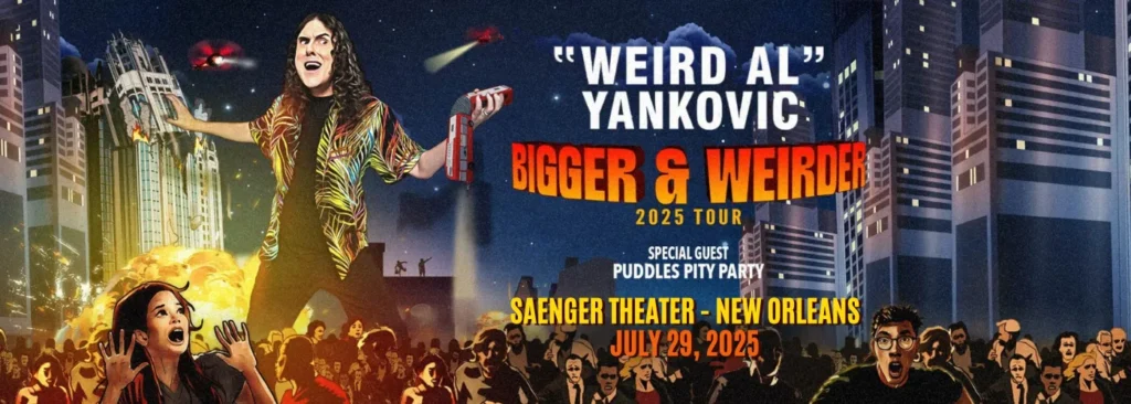 Weird Al Yankovic & Puddles Pity Party at Saenger Theatre